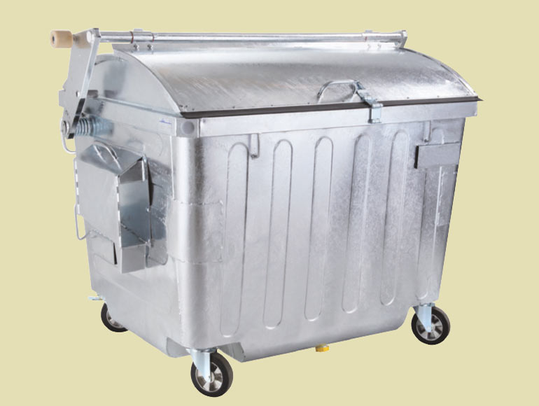 downwaste 2500lt heavy trolley