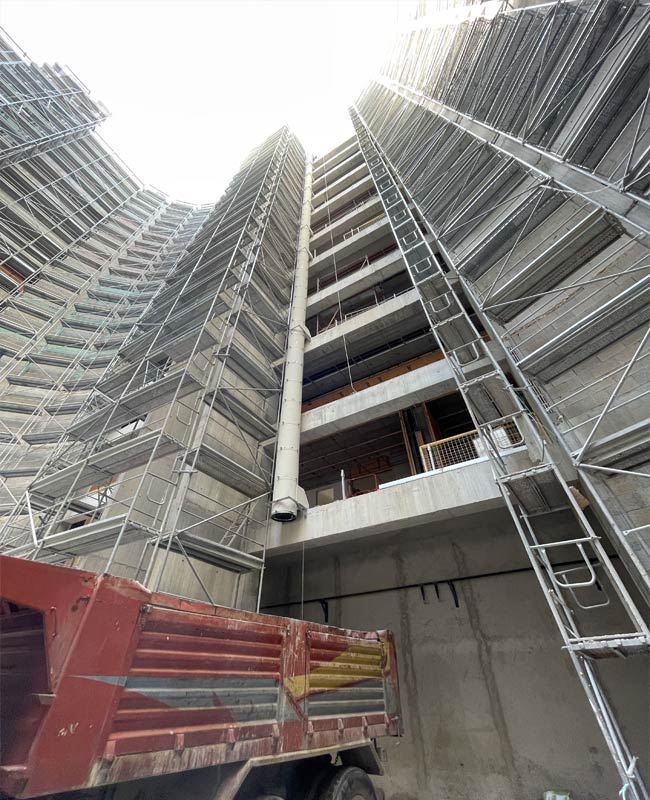 Downwaste Oasis Villa Metal Debris Chute