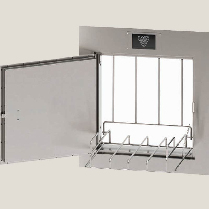 laundry chute door open