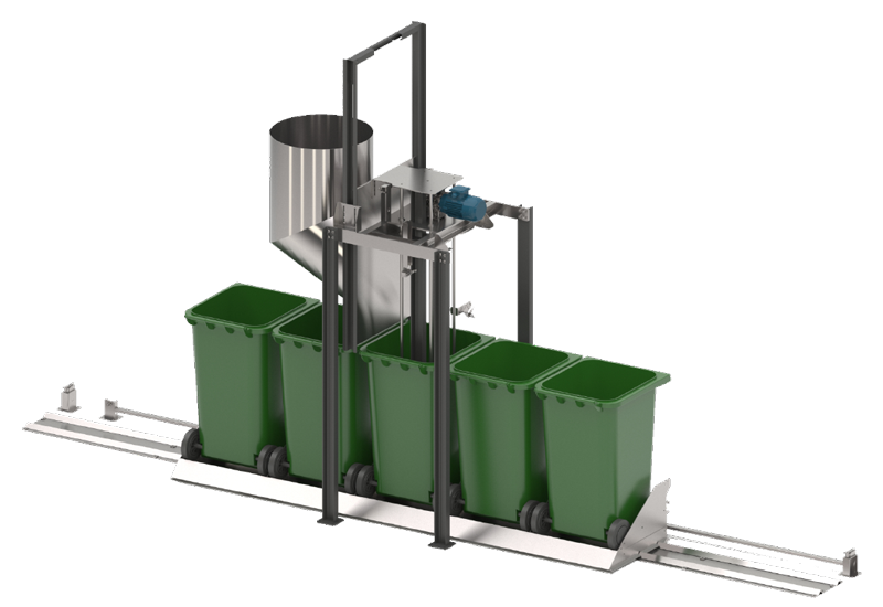 downwaste bin feed slide2