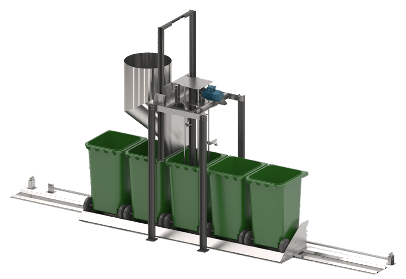 downwaste bin feed slide2