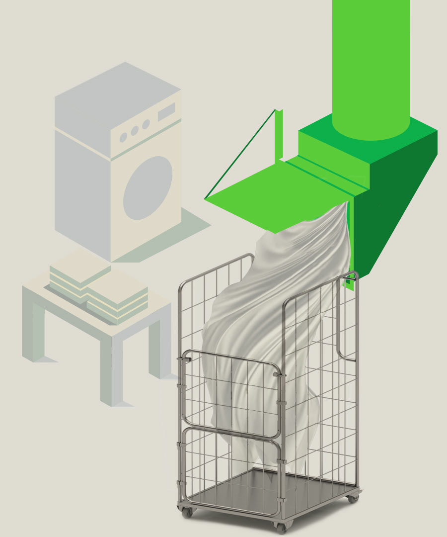 downwaste laundry trolley hd