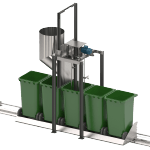 bin feed press icon